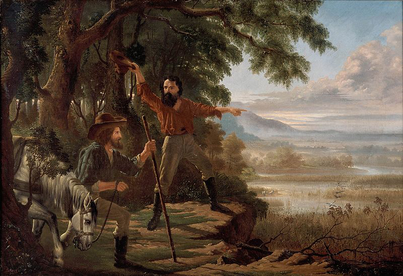 Arrival of Burke and Wills at Flinders River,